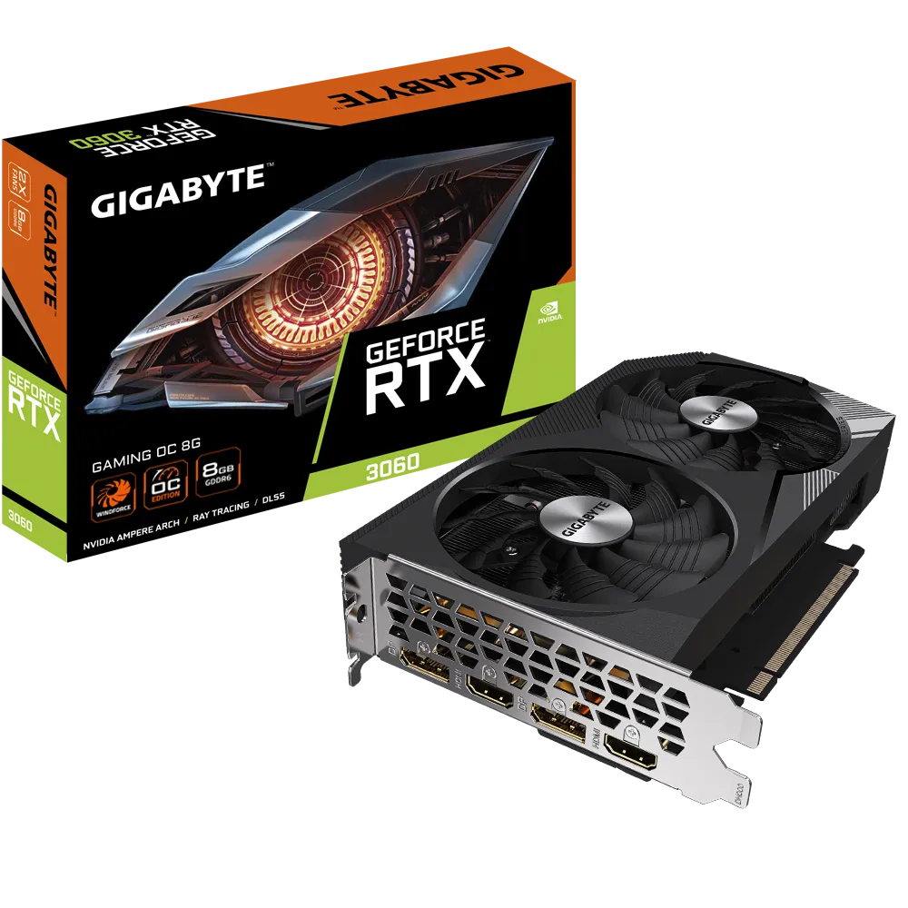 Видеокарта Gigabyte GV-N3060GAMING OC-8GD