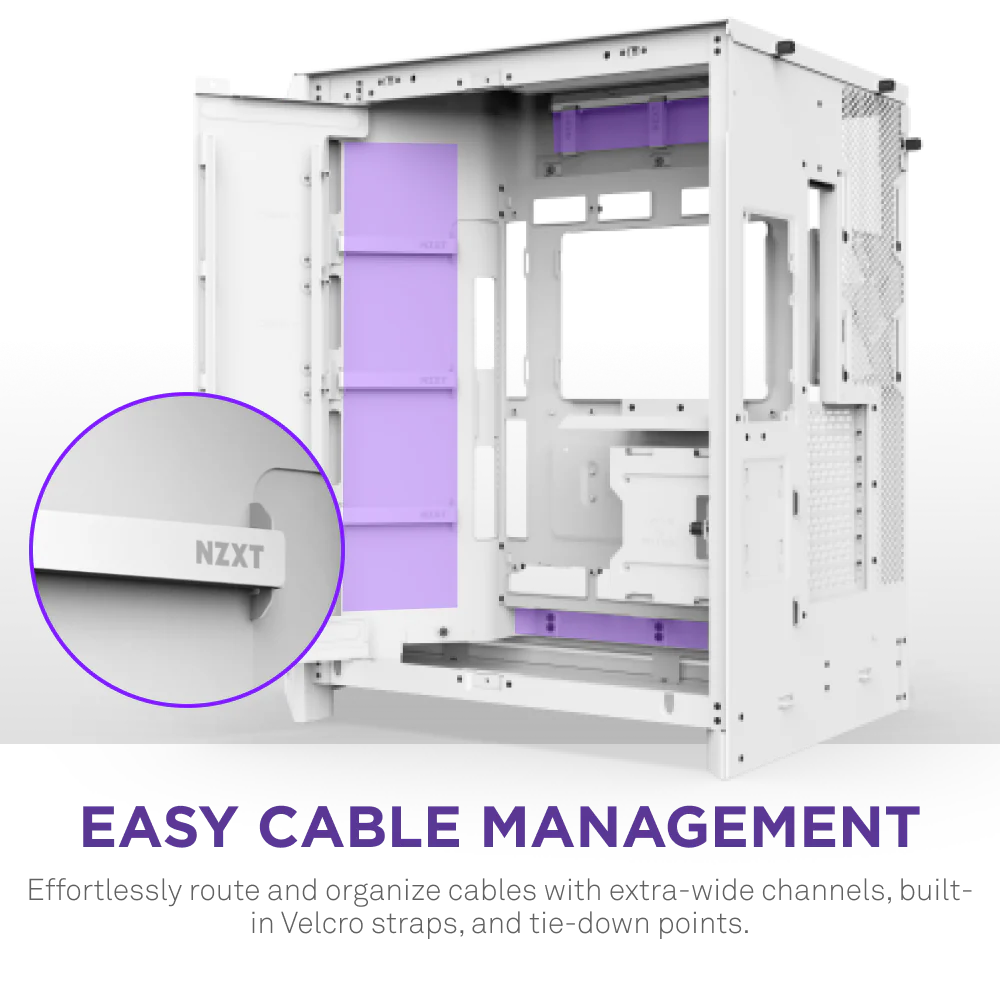 Корпус без блока питания NZXT H9 Flow RGB+ CM-H92FW-P1