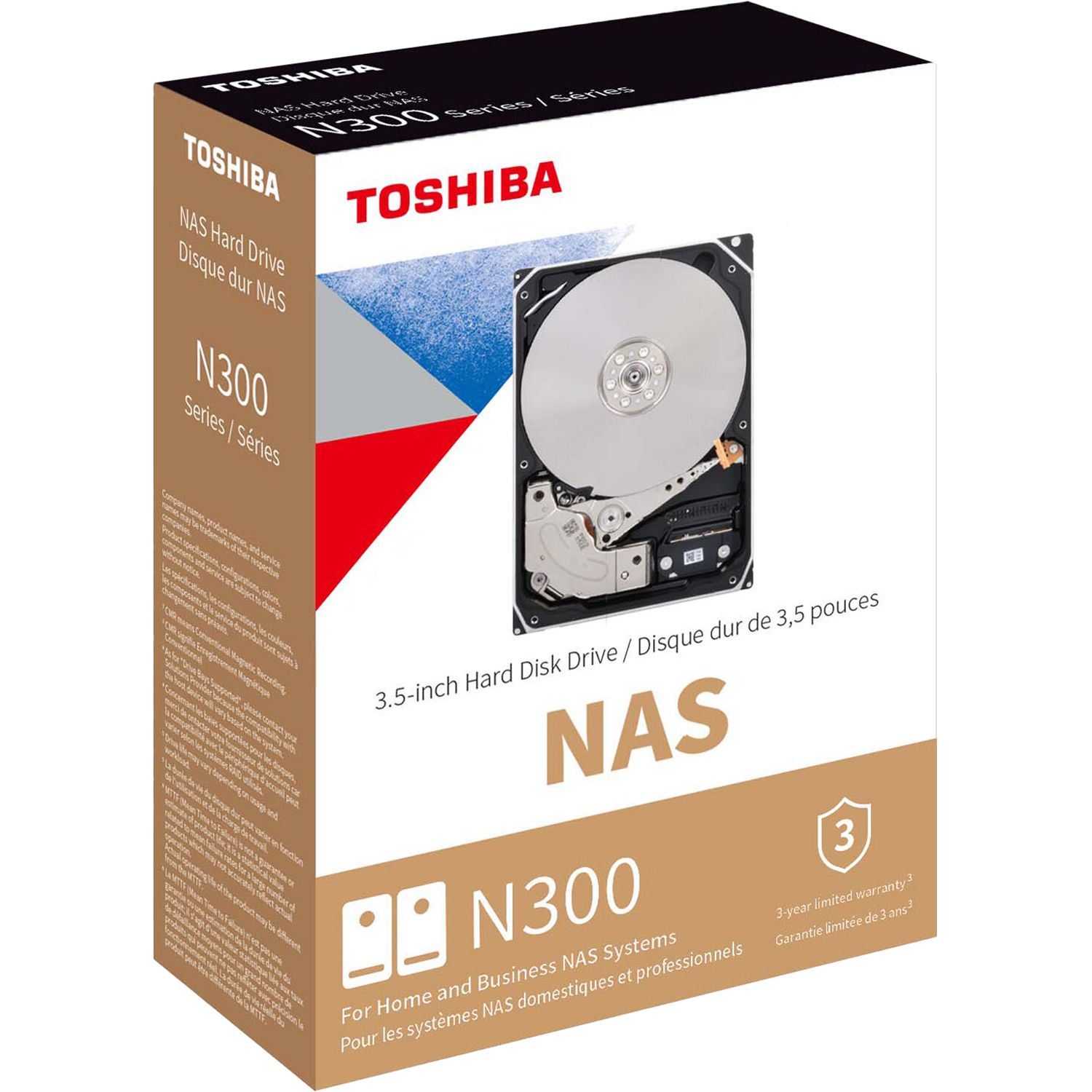 Жесткий диск Toshiba N300 NAS 8Tb (HDWG780UZSVA)