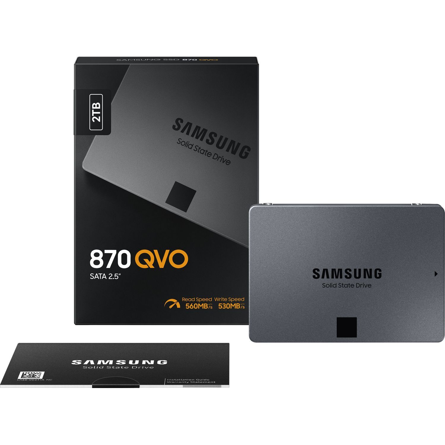 Твердотельные накопители Samsung 870 QVO 2000GB (MZ-77Q2T0BW)