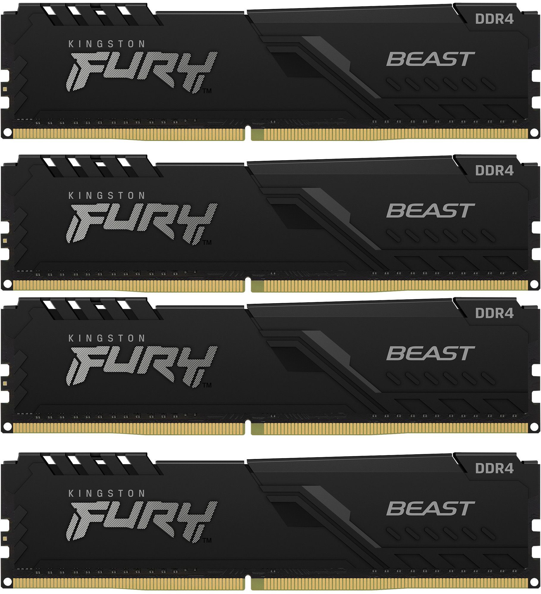 Память оперативная Kingston FURY Beast KF432C16BBK4/128