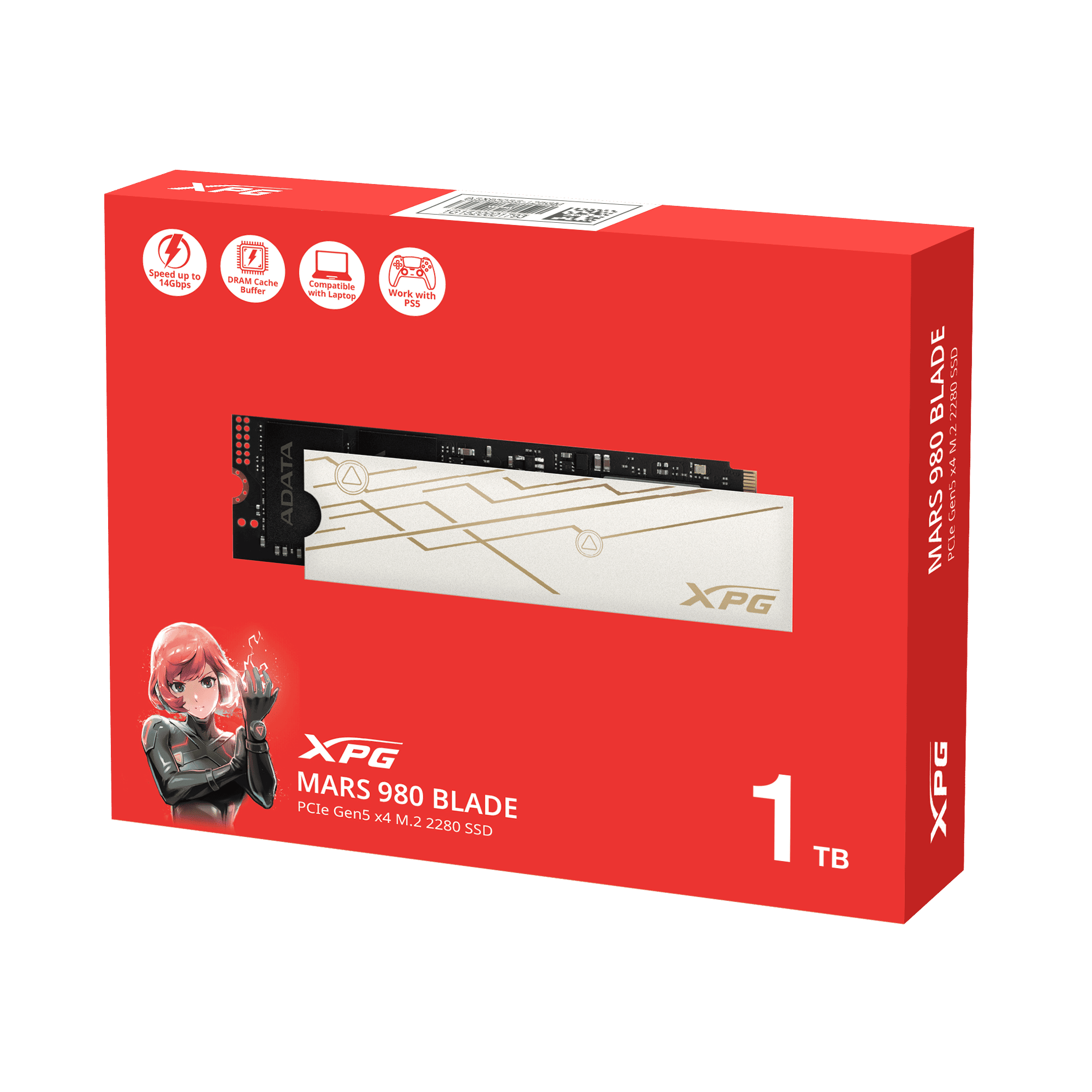 Твердотельный накопитель ADATA SMAR-980B-1TCS