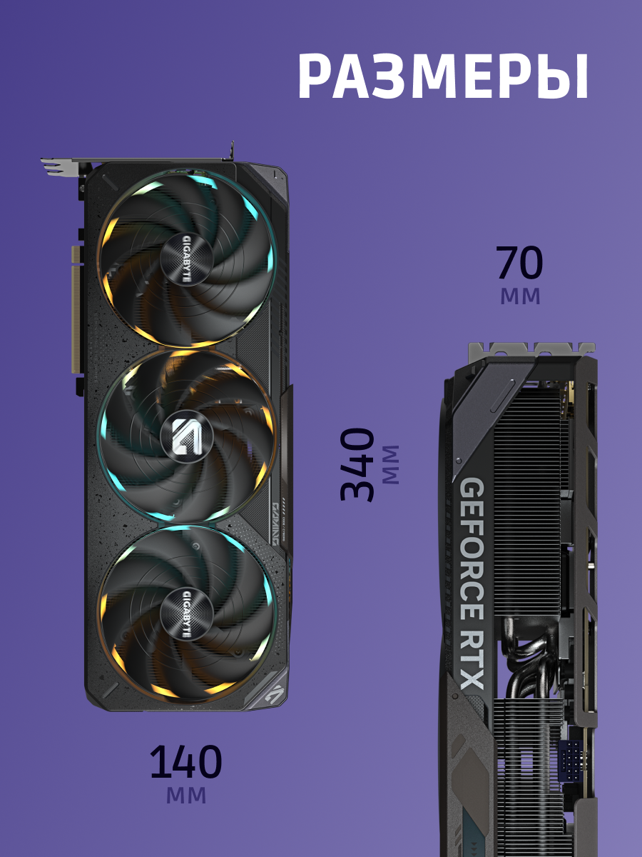 Видеокарта GIGABYTE GV-N5080GAMING OC-16